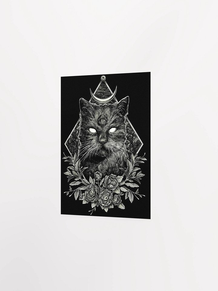 Mystical Third Eye Cat Poster product image (4)
