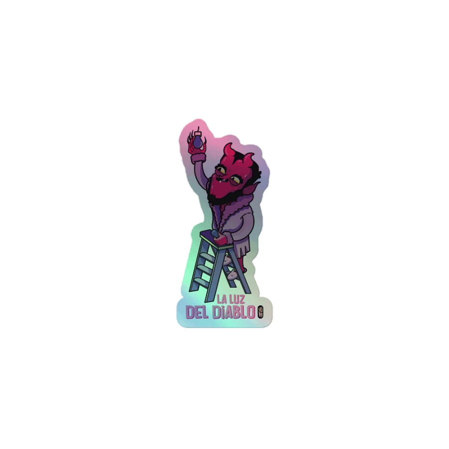 La Luz del Diablo - Sticker (Holographic Kiss Cut) product image (1)