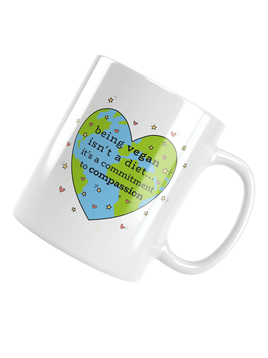 “Being Vegan is not a Diet” Coffee or Tea Mug product image (3)