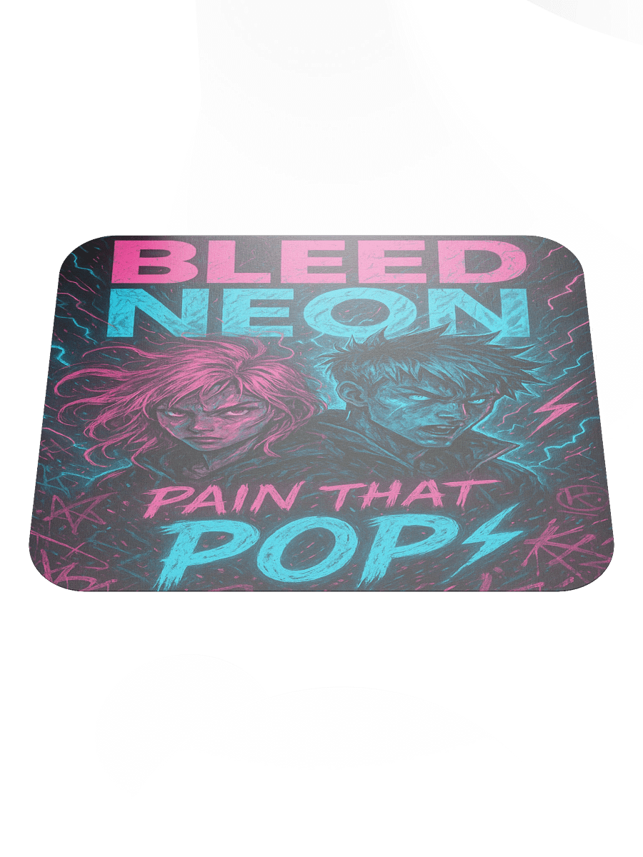 Bleed Neon Mouse Pad product image (1)