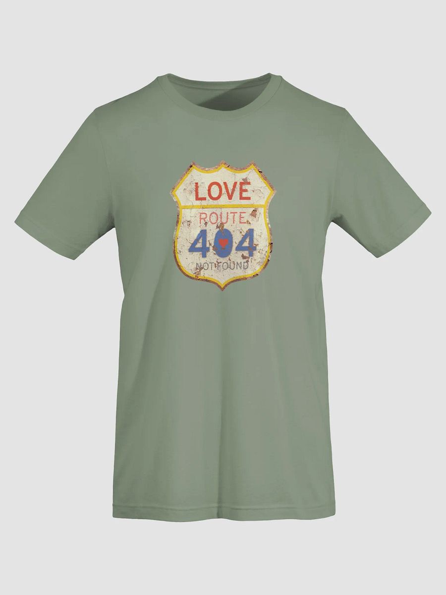 Love Route 404 Supersoft T-Shirt, Short Sleeve Tee, Quirky Graphic Tee, Casual Wear, Gift for Him product image (25)