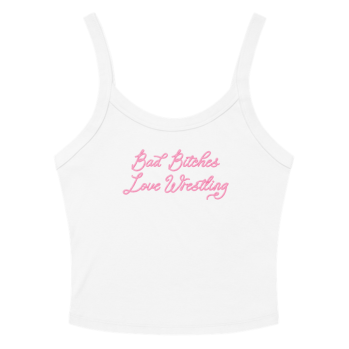 Limited Lasso Edition: Bad Bitches Love Wrestling Micro Rib Tank Top product image (10)
