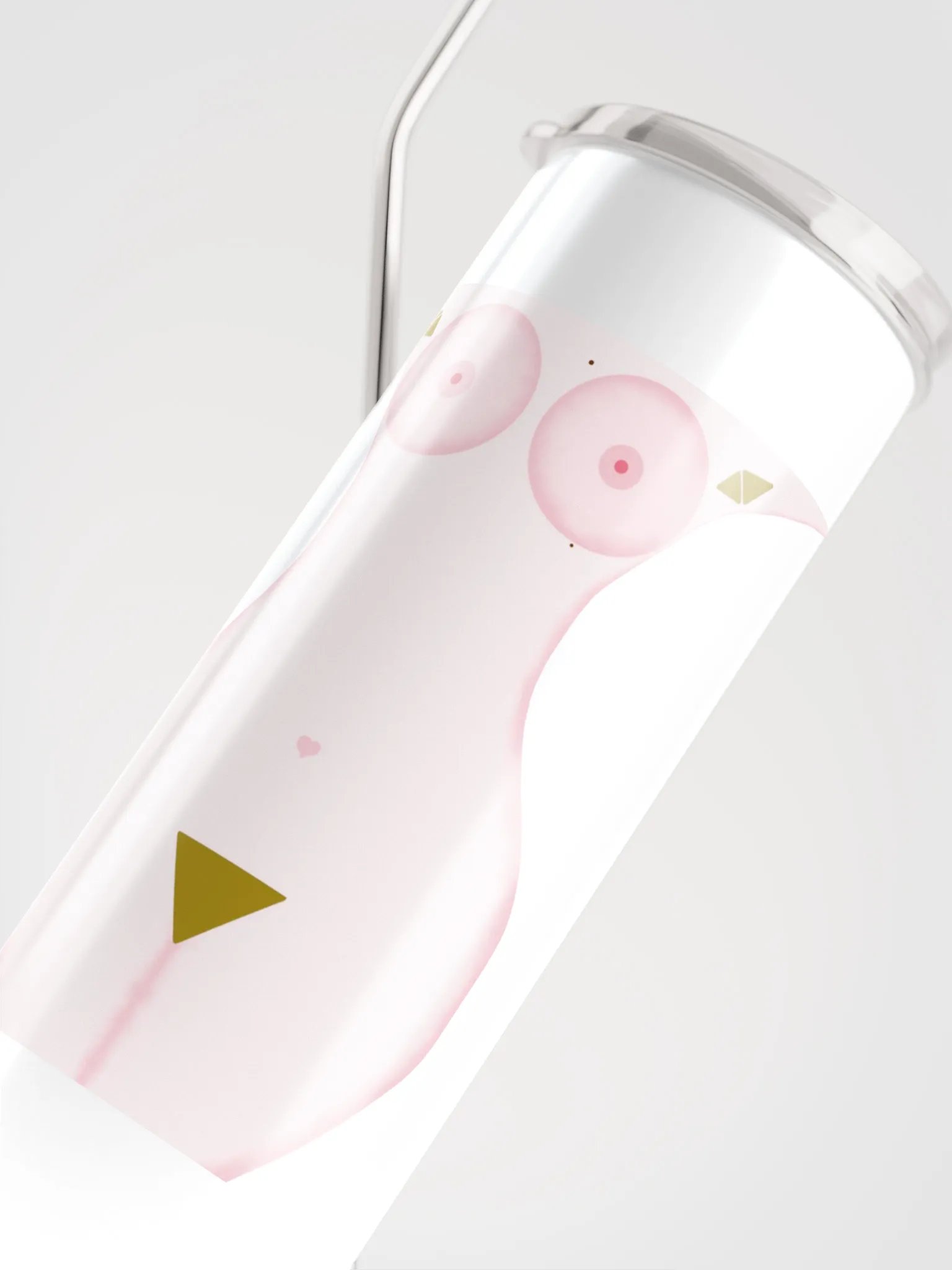 Natural Beauty Eco-Friendly Stainless Steel Tumbler with Reusable Straw product image (4)