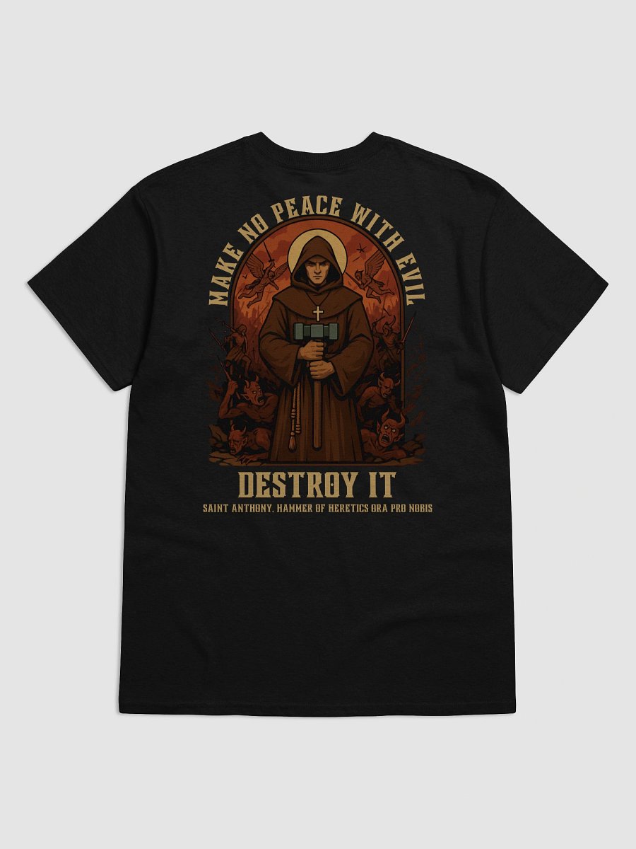 Saint Anthony Hammer of Heretics t-shirt product image (1)
