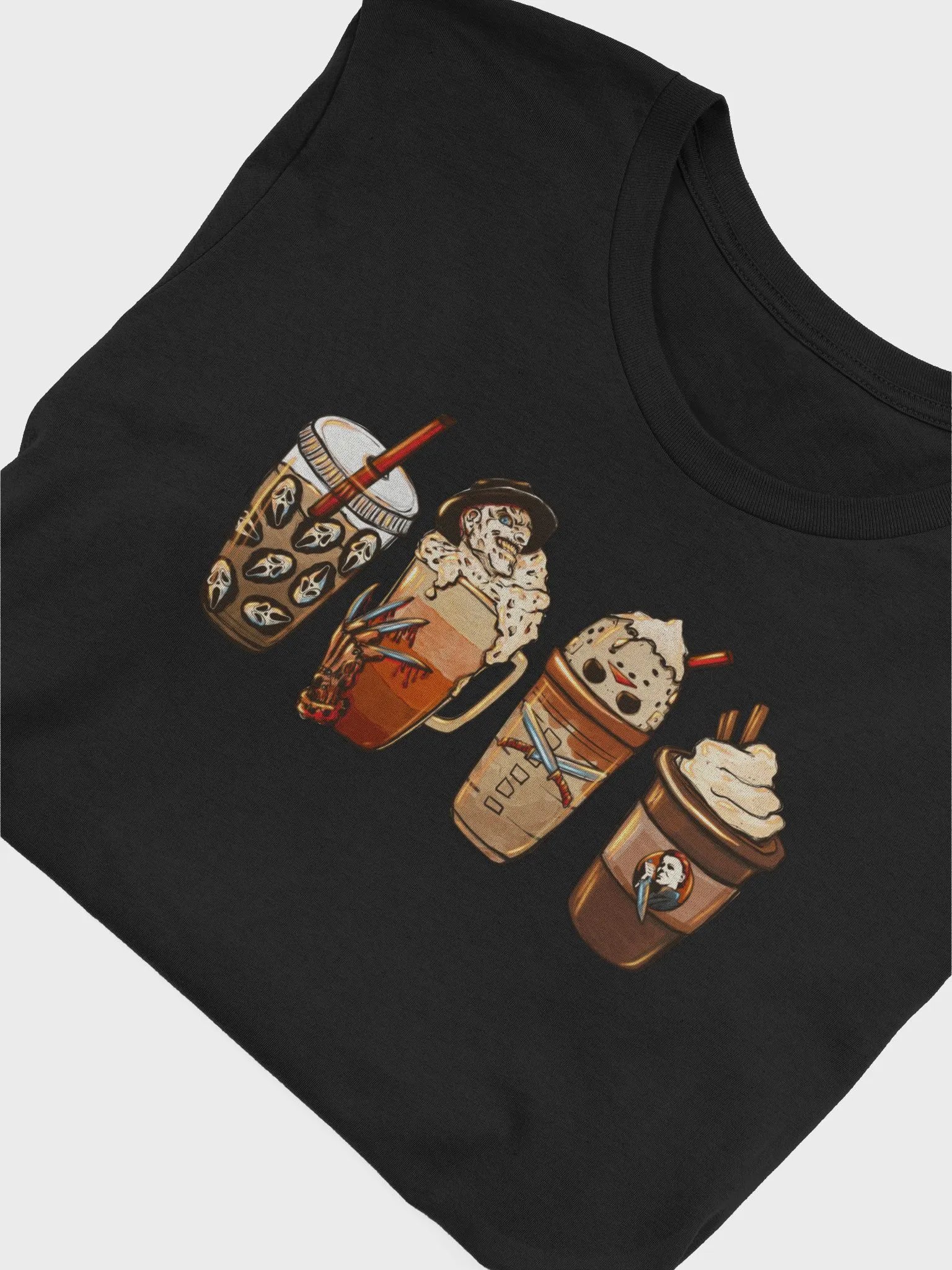 Slasher Lattes Unisex Tee product image (38)