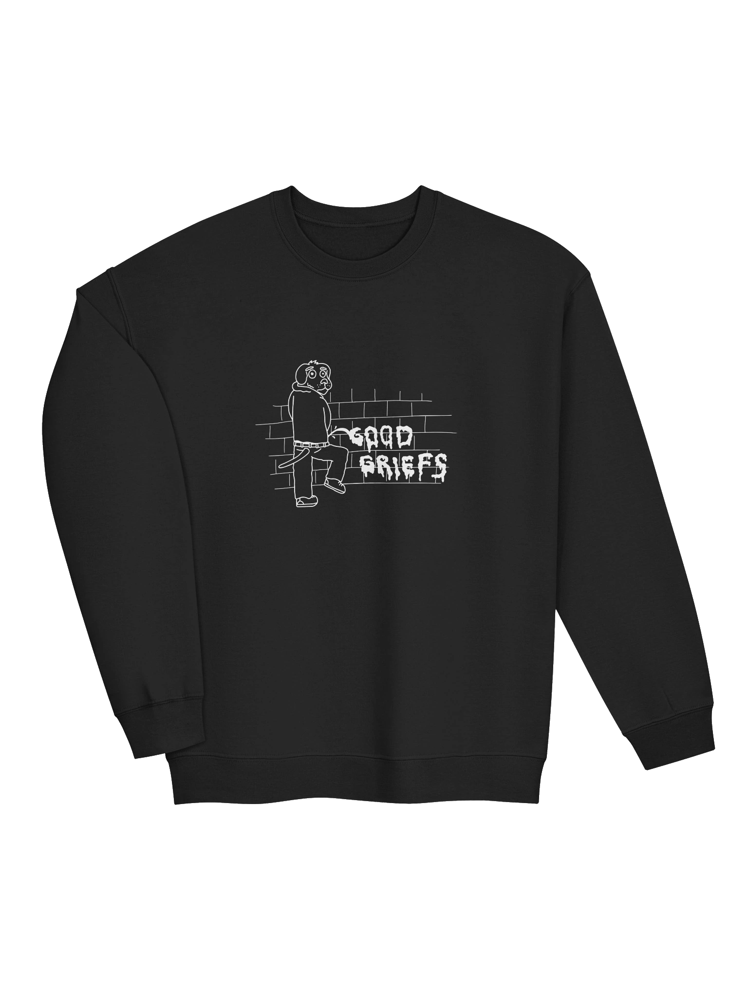 Good Griefs Men's Puppee Crew Neck - Dark product image (15)