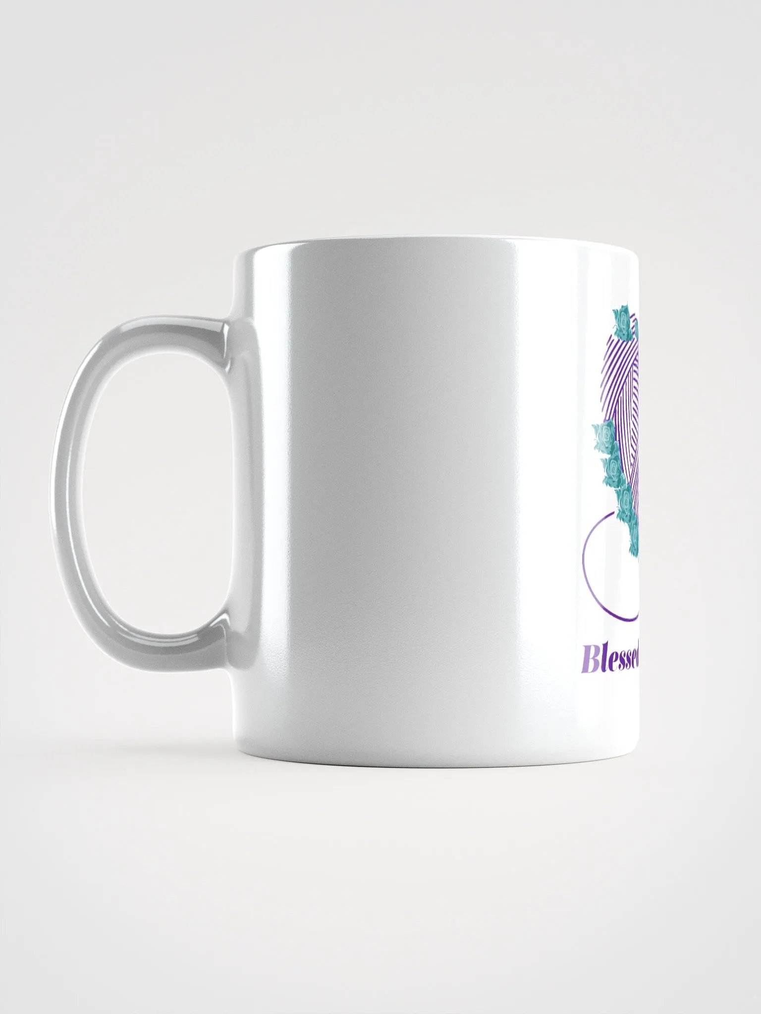 Blessed2Crochet White Logo Mug product image (12)