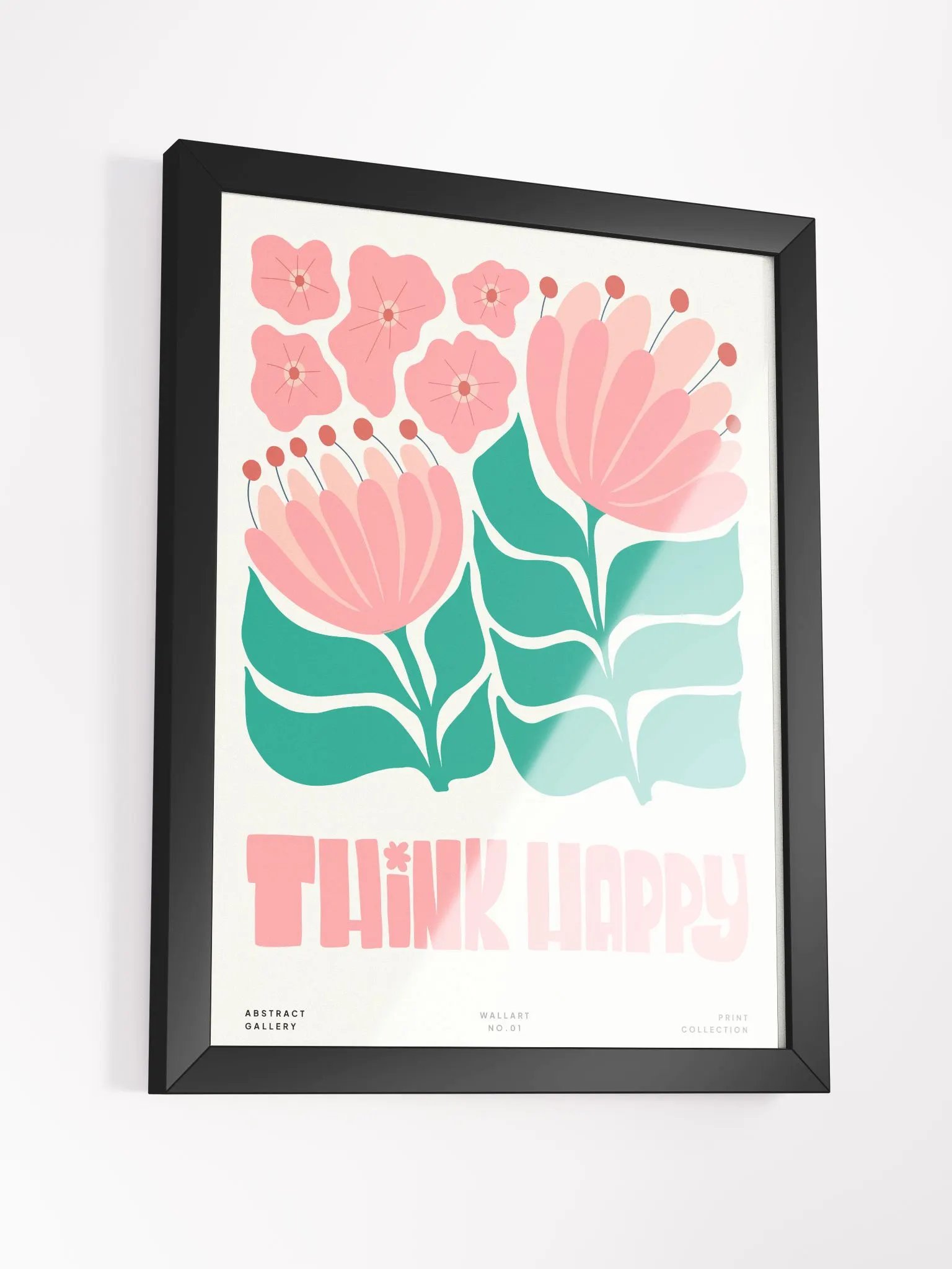 Think Happy - Framed Poster product image (3)