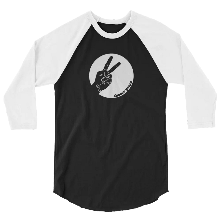 Choose Peace Crop Henley product image (2)