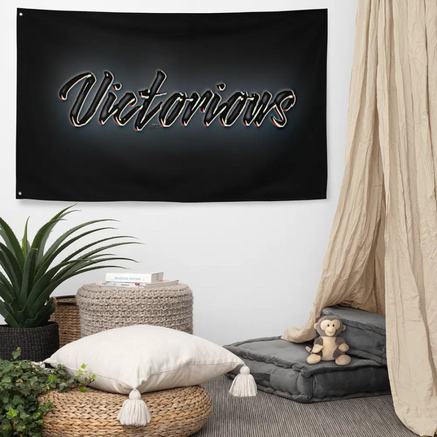 Victorious - Black - Flag product image (5)