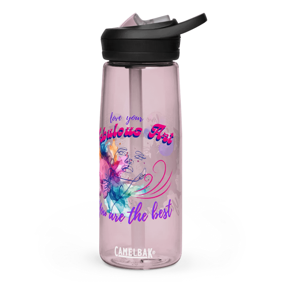 camelbak  water bottle  colorful design for the artist. 'Love your fabuous Art'  Perfect gift for mom, dad, son, daughter colleague, friend who loves arty things product image (1)