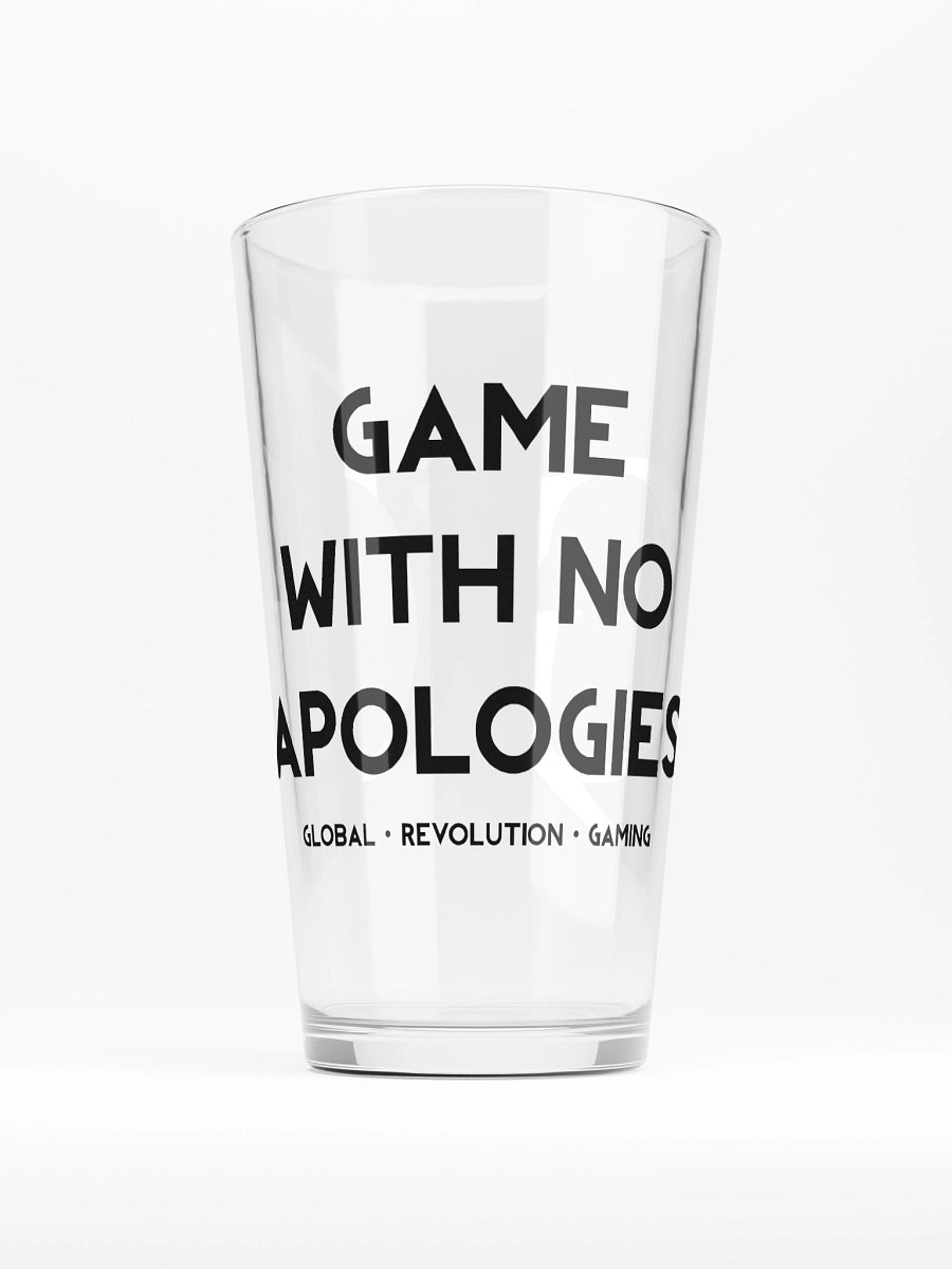 GRG Motto Pint Glass - Black product image (2)