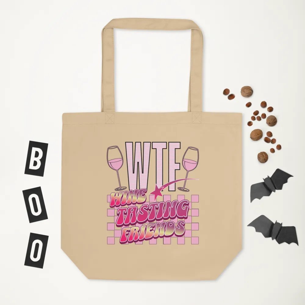 WTF Wine Tasting Friends Tote Bag product image (5)