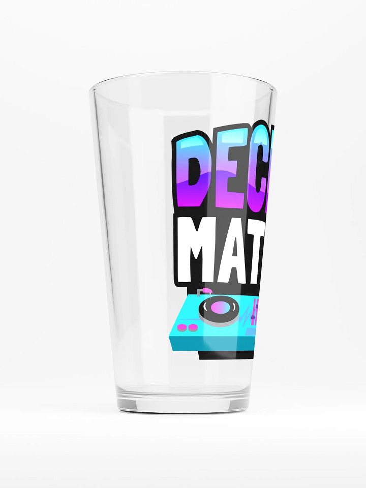 DECK SIZE MATTERS PINT GLASS product image (2)