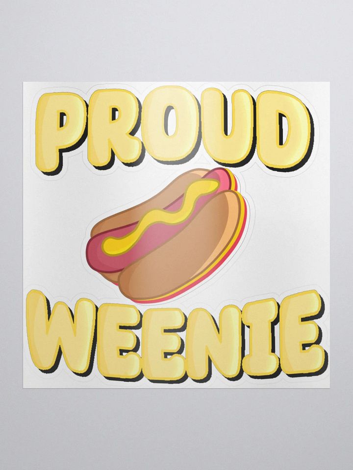 Proud Weenie Sticker product image (1)
