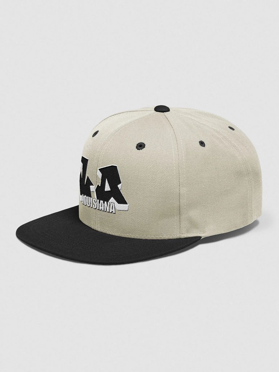 LOUISIANA, LA, Graffiti, Yupoong Wool Blend Snapback Hat product image (3)