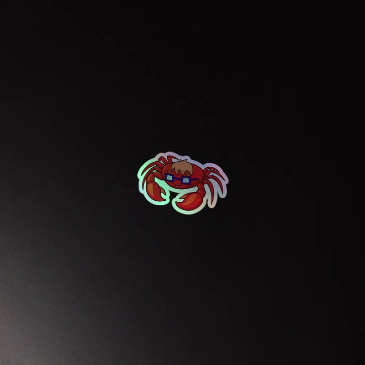 Crab Lee HOLO sticker!! product image (4)