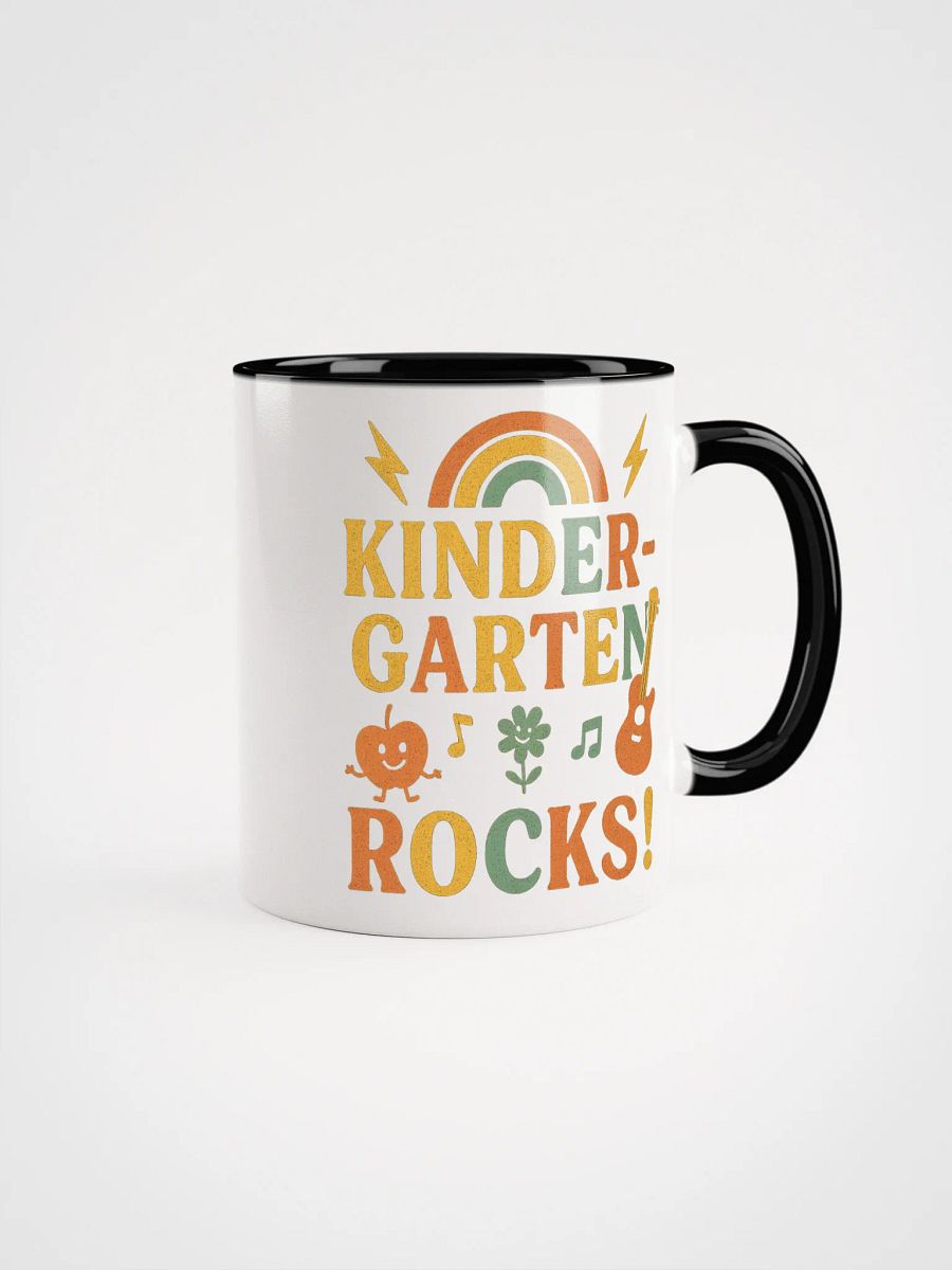 Kindergarten Rocks! Mug – Retro Coffee Cup for Teachers product image (11)
