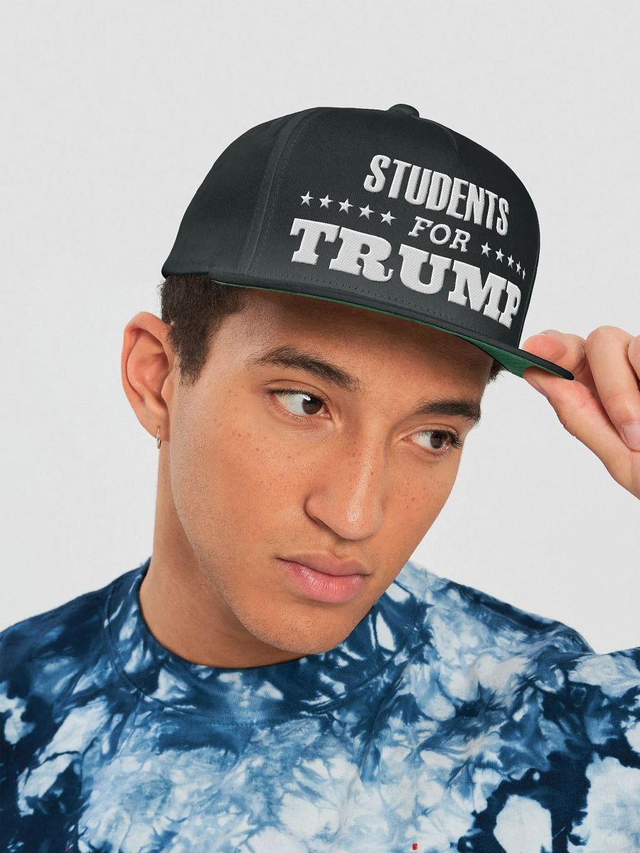 STUDENTS FOR TRUMP Flat Snapback Cap product image (2)