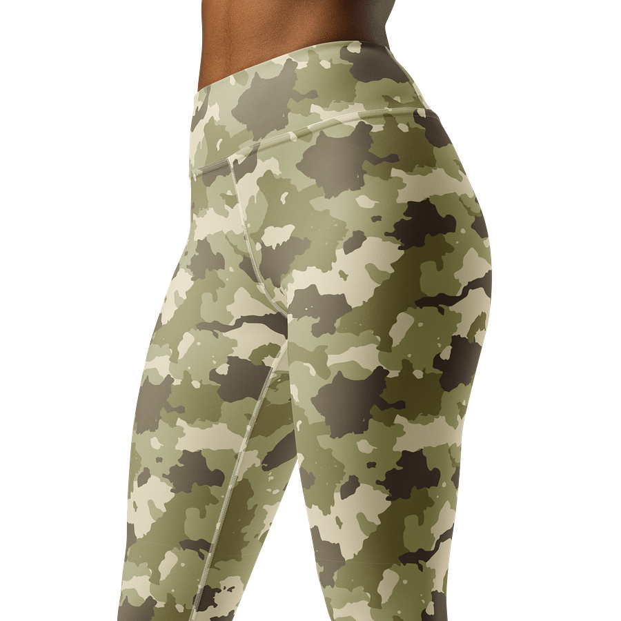 Camouflage Couture High-Waisted Leggings - Desert Tactical Pattern product image (4)