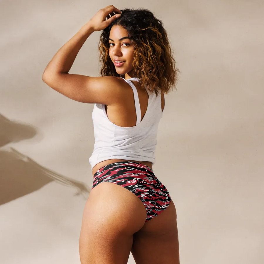 Blood Camo High Waisted Bikini Bottom product image (1)