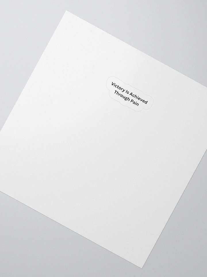 Victory Through Pain Sticker product image (2)
