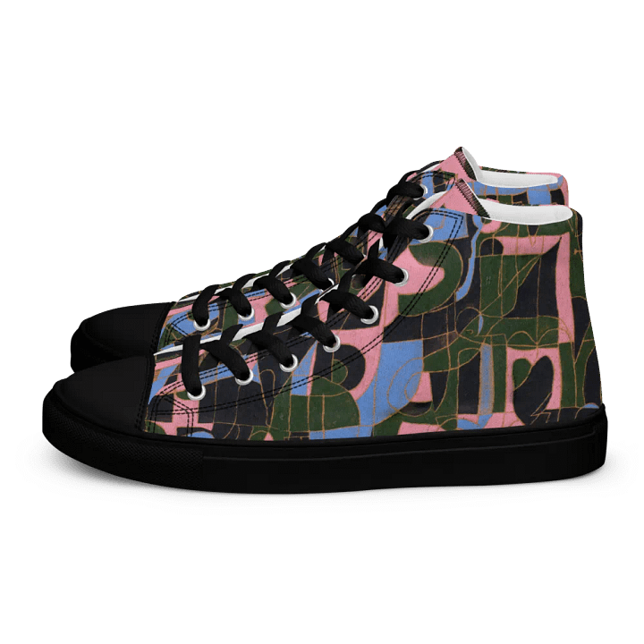 Squid Women's High Top Canvas Shoes product image (1)