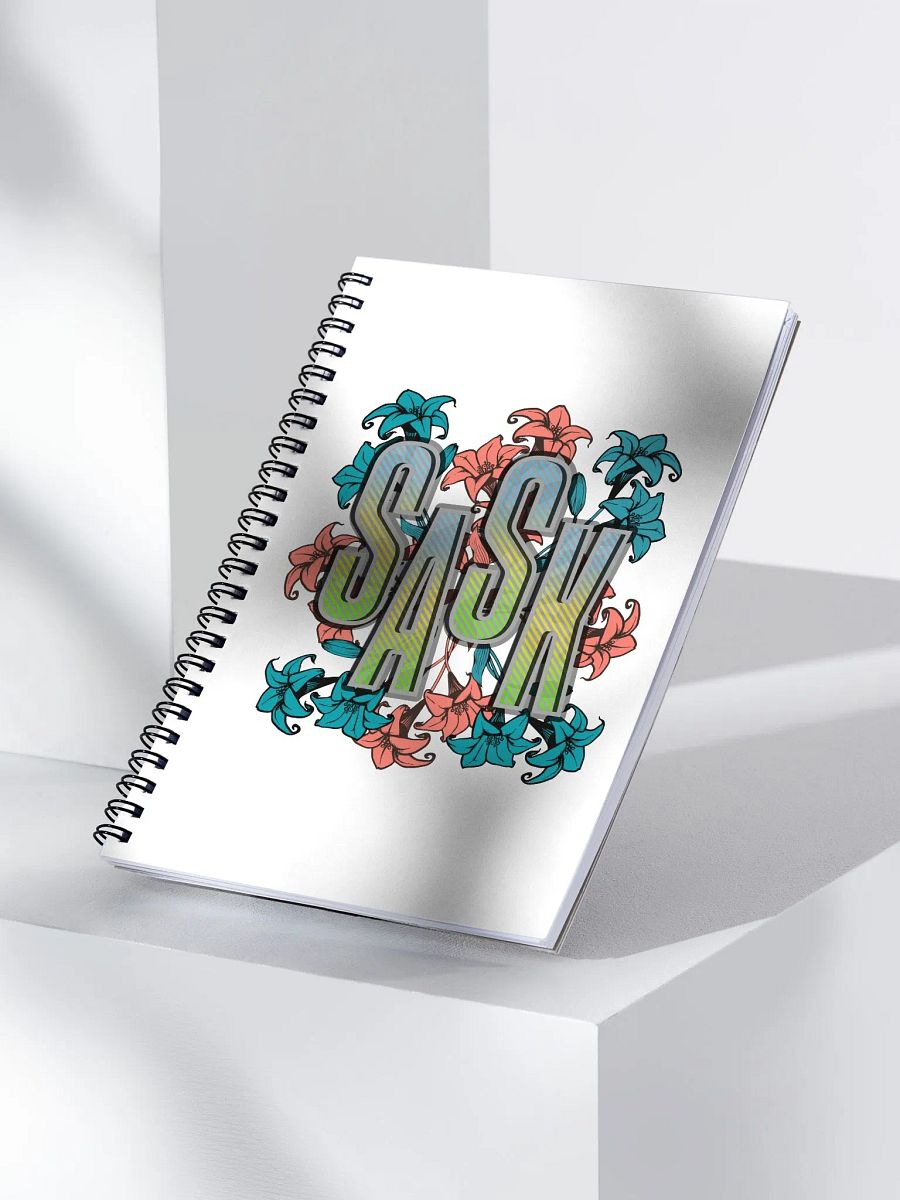 Sask Saskatoon Saskatchewan Floral Bliss Spiral Notebook product image (3)