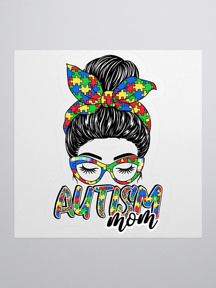 Autism mom2 Sticker product image (1)