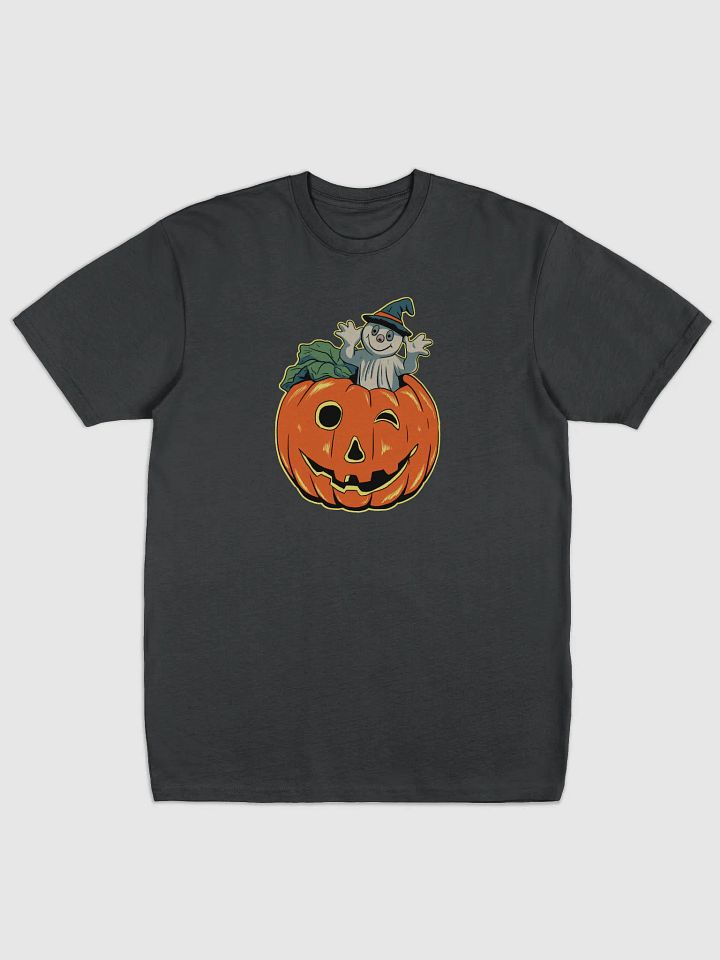 Retro Style Ghost in Jack-O-Lantern product image (1)