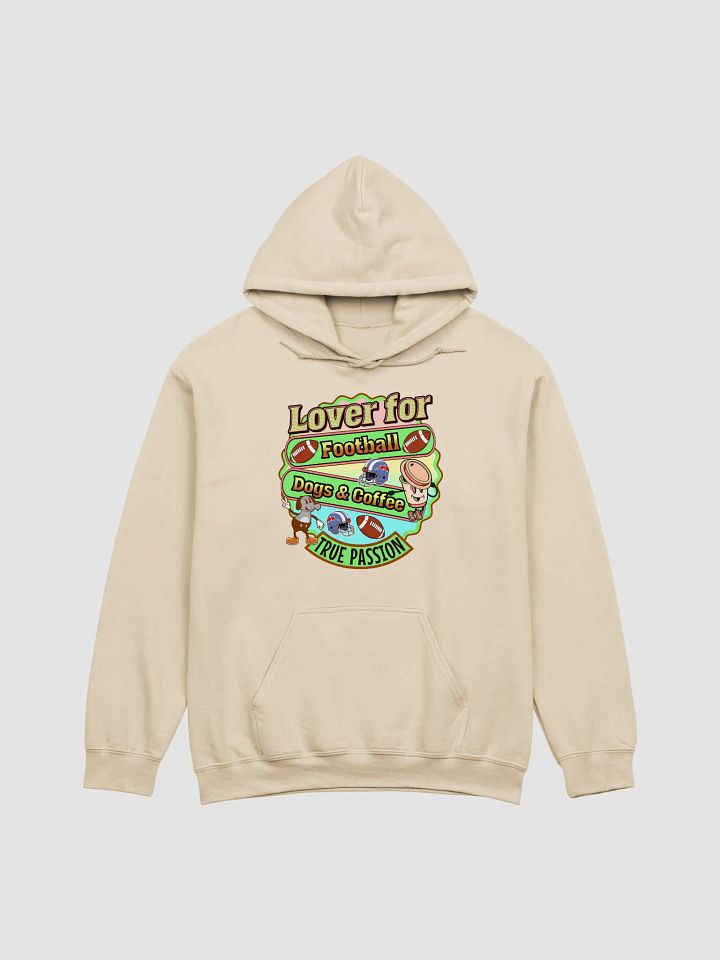 Lover For Dogs Coffee Football True Passion Classic Hoodie product image (19)