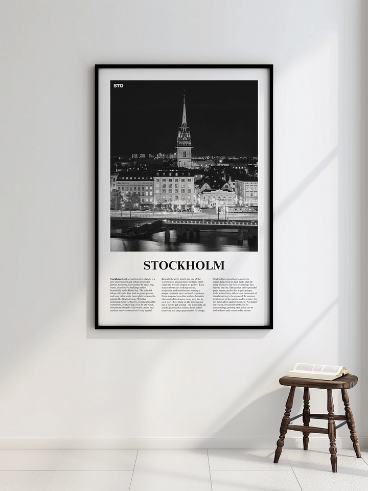 Stockholm 03 Newspaper Poster product image (2)