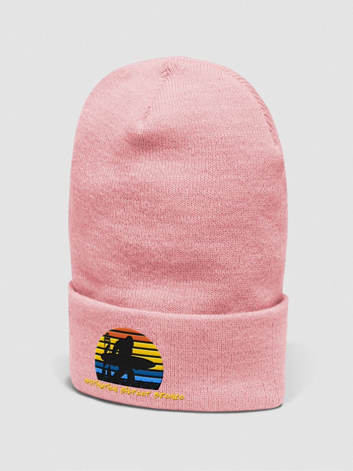 Classic Logo Pink Cuffed Beanie product image (2)