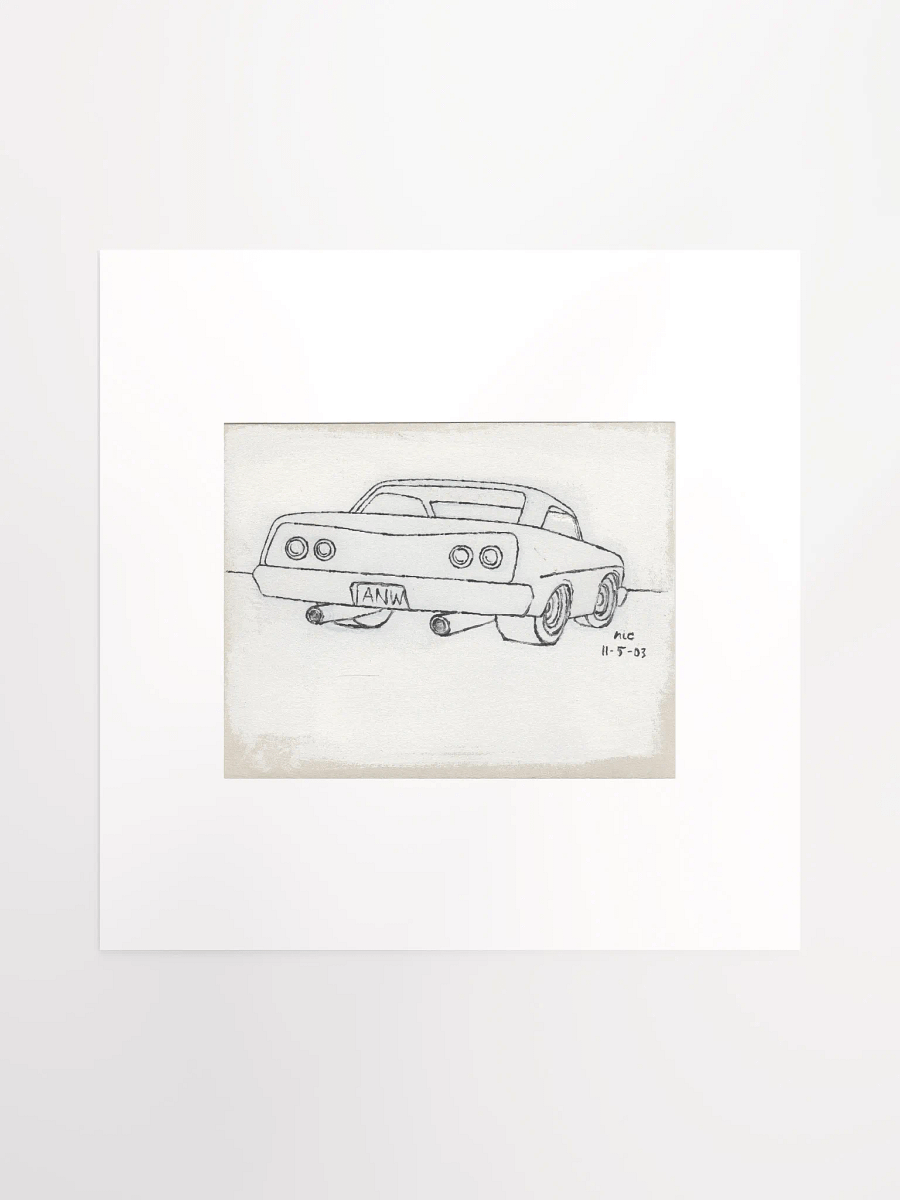White Car #1 Print product image (2)