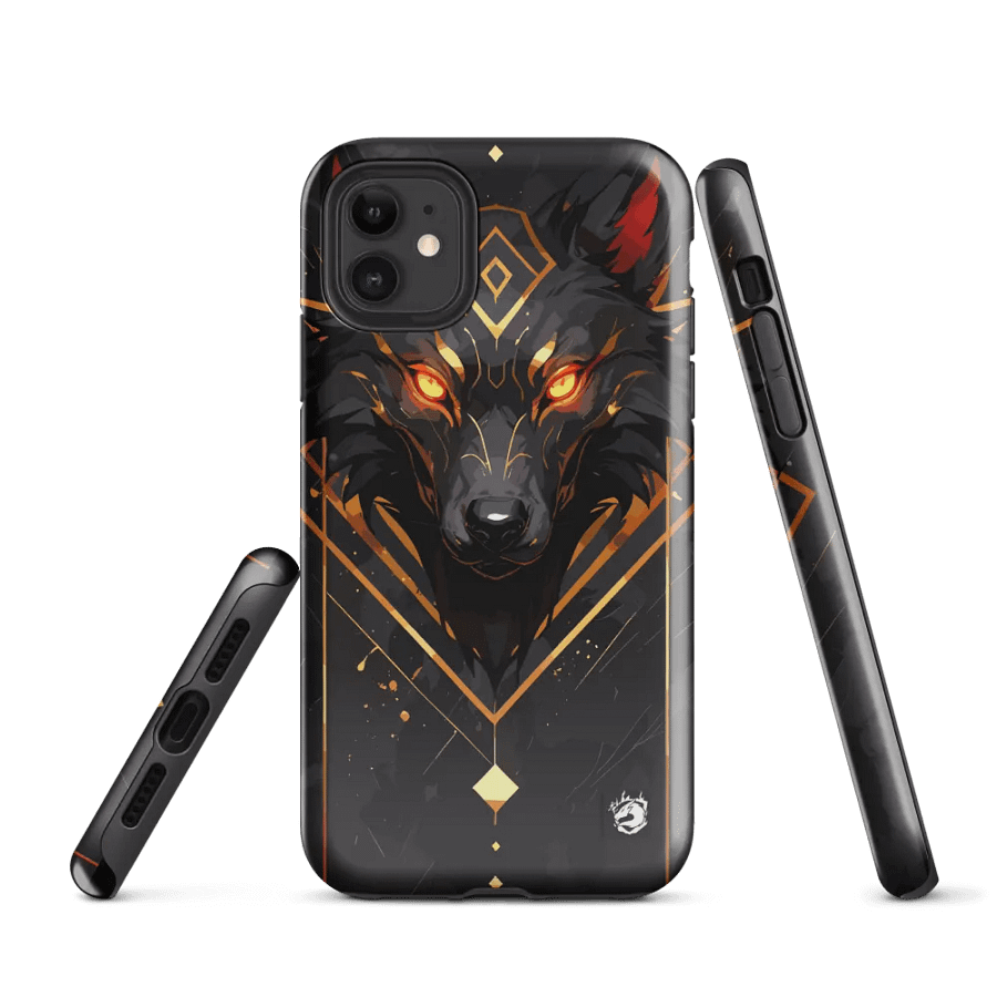 Glowing Wolf Epic Modern Tough iPhone® Case product image (1)
