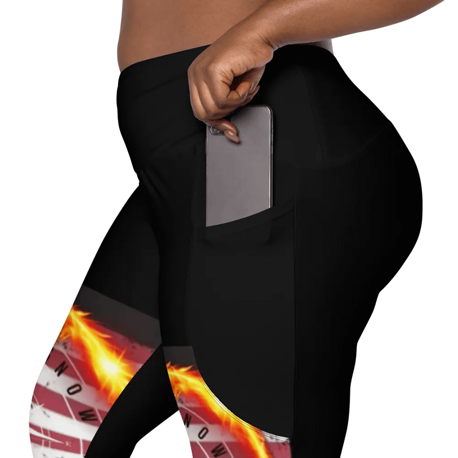 Leggings w pockets black product image (7)