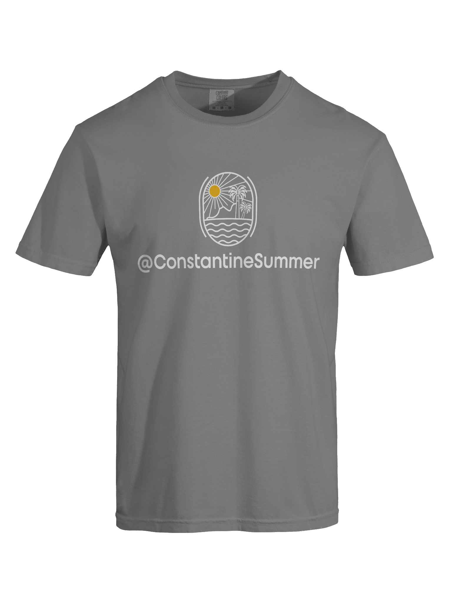 @CONSTANTINESUMMER: GETAWAY PRINT UNISEX PREMIUM T-SHIRT by AS Colour (grey) product image (7)
