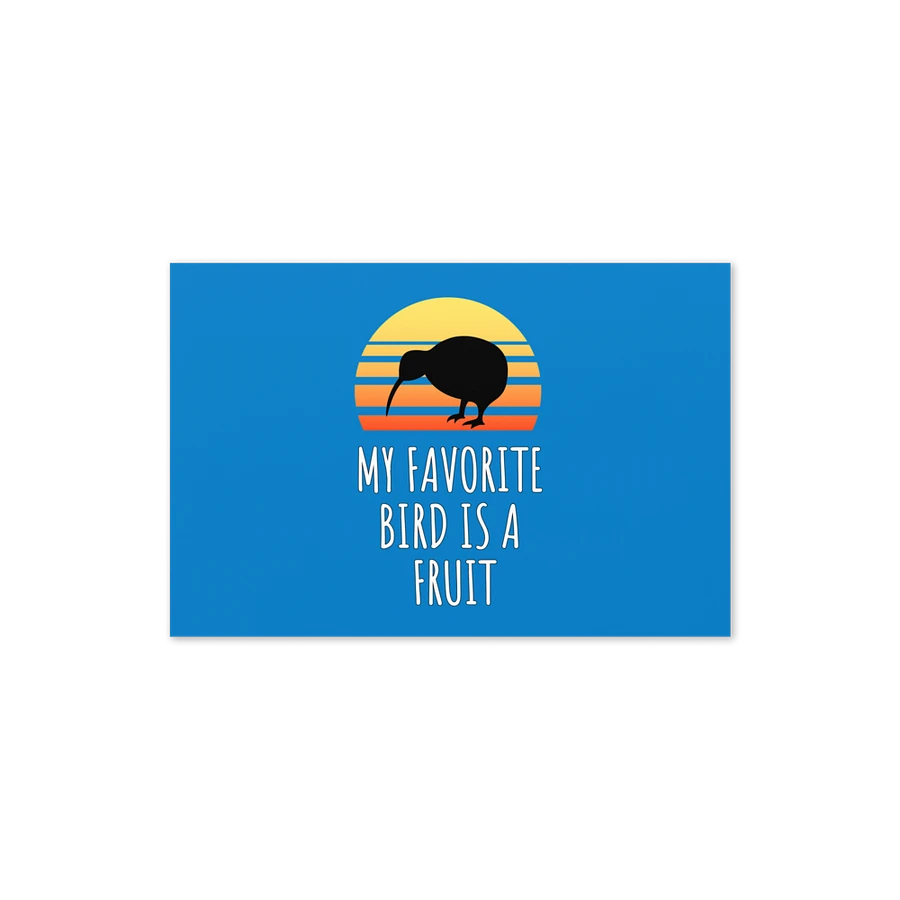 Kiwi bird Greeting Card, My favorite bird is a fruit product image (9)