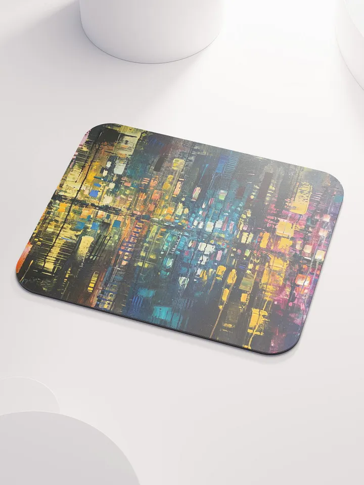 Bright Night Lights Mousepad product image (1)
