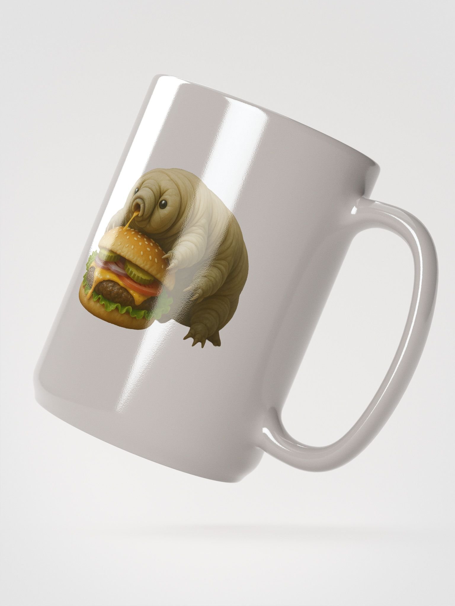 Water-Bear Burger Mug — Science Art Ceramic Coffee Cup product image (3)