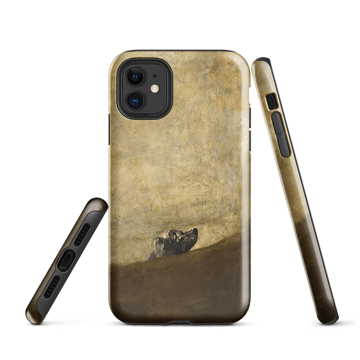 The Dog by Francisco Goya iPhone® Tough Case product image (1)