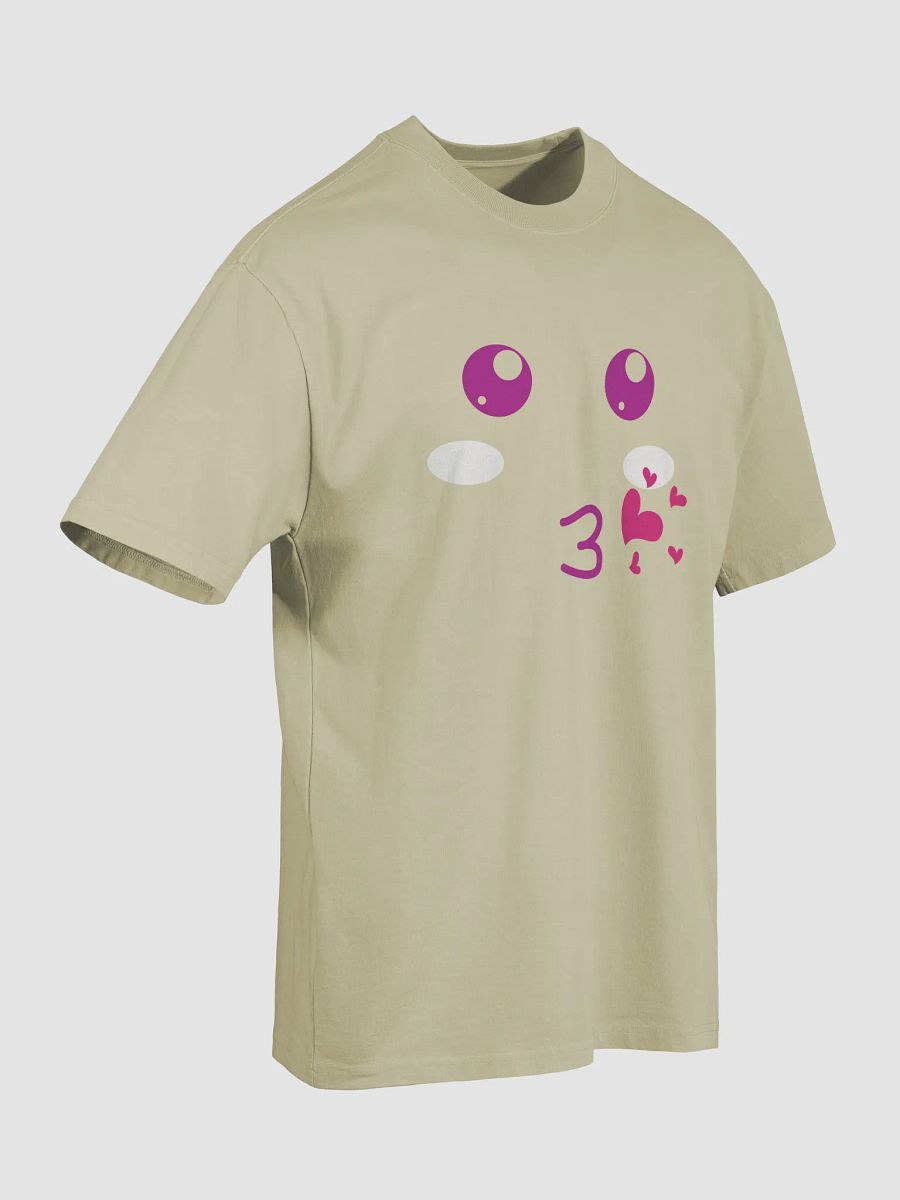 Flying Kiss Smiley Oversized T-Shirt by AS Colour 5082 | Premium Faded Tee for Casual Style product image (7)