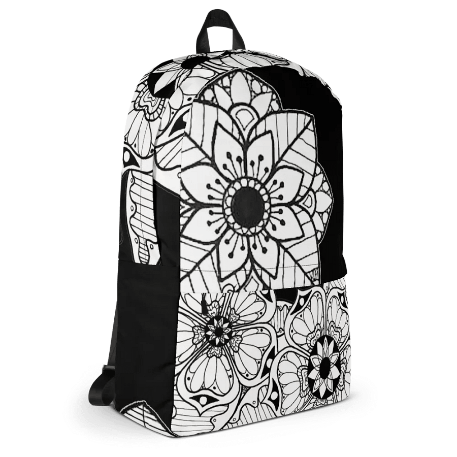 Mandalas and Flowers All-Over Backpack product image (11)