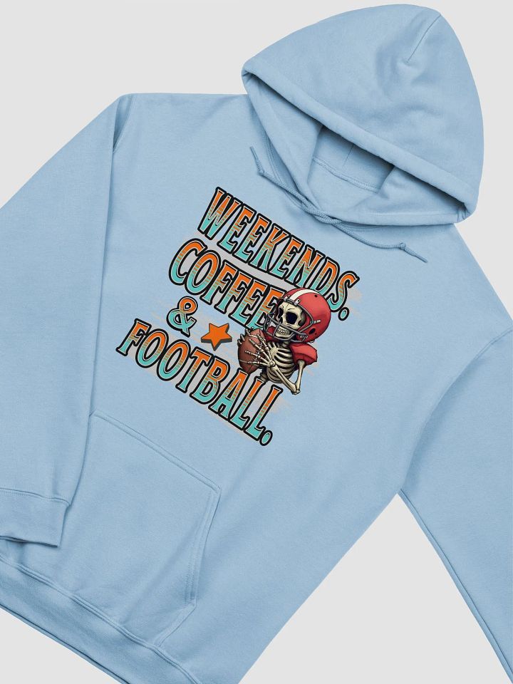 Weekends Coffee And Football Skeleton Warrior Hoodie product image (8)