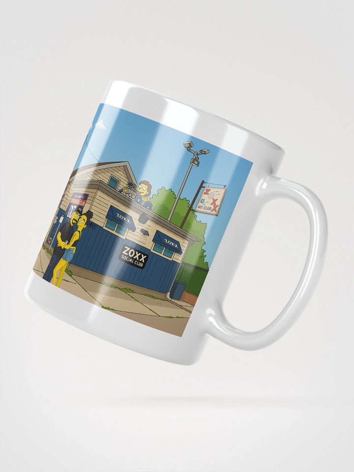 Zoxx Social Club White Glossy Mug product image (6)