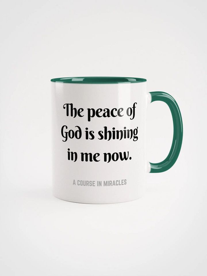 The peace of God is shining in me now - ACIM Inspirational Mug product image (8)