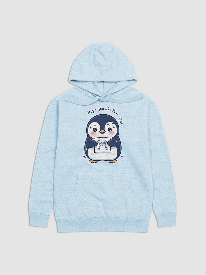 Nervous Penguin Presenting Art Unisex Premium Hoodie product image (25)