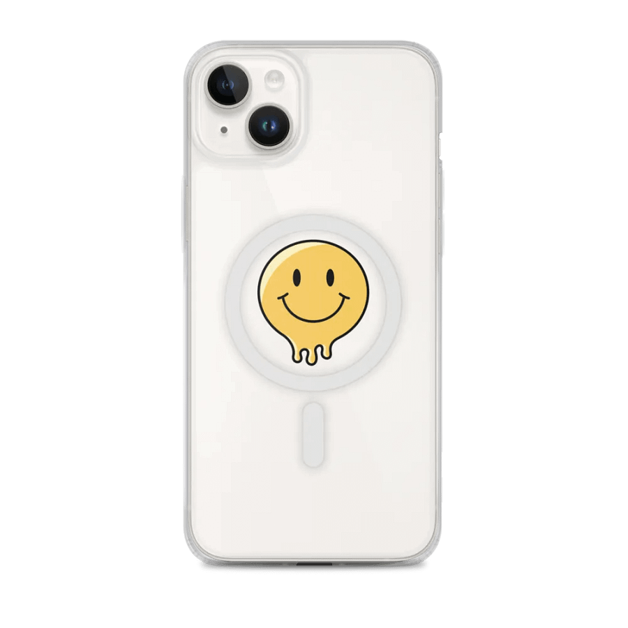 Melting Smile MagSafe® Clear iPhone® Case product image (1)