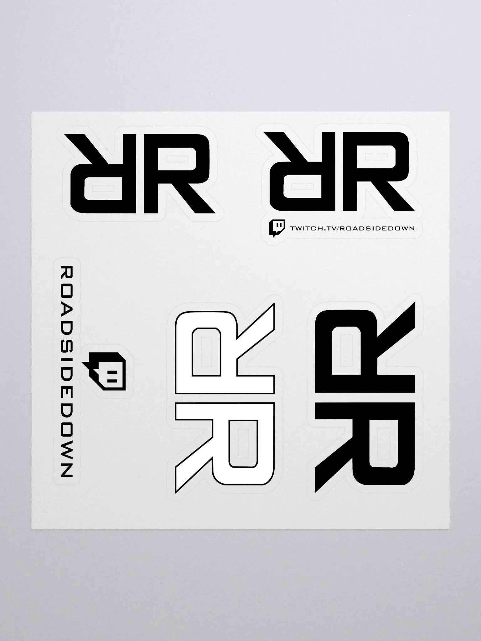 RoadsideDown Logo Stickers product image (1)