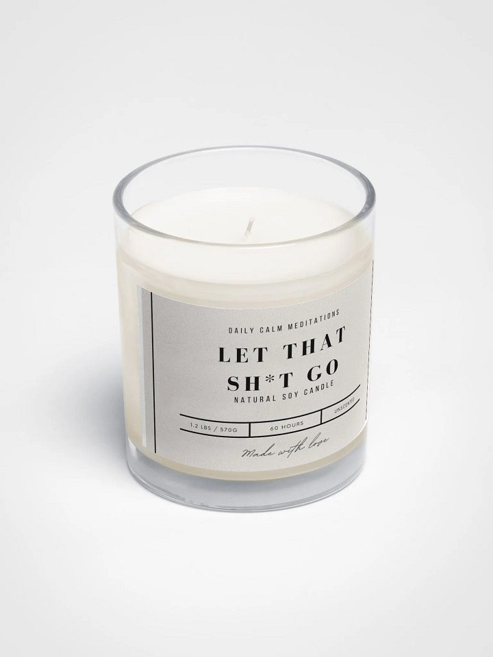 Let That Sh*t Go: Natural Soy Candle product image (2)
